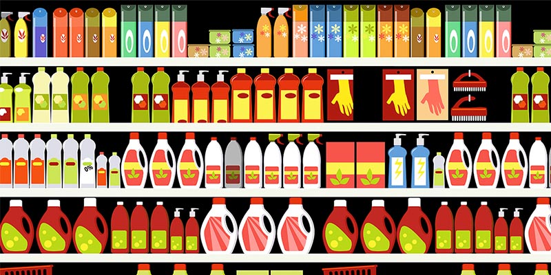 Brand Color on Shelf