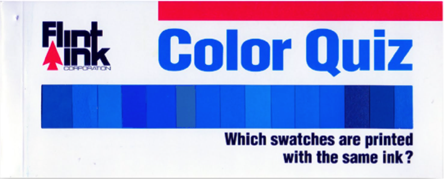 Flint Ink Color Swatches