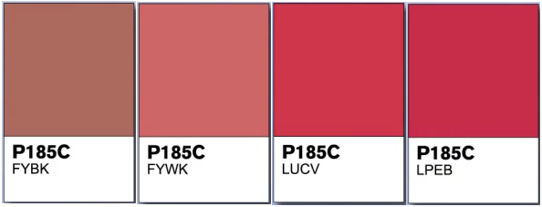 Pantone Dependent Standard