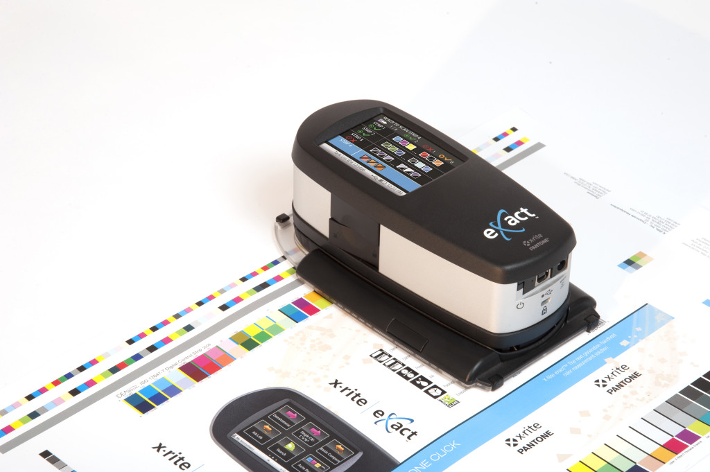 xrite exact spectrophotometer press sheet