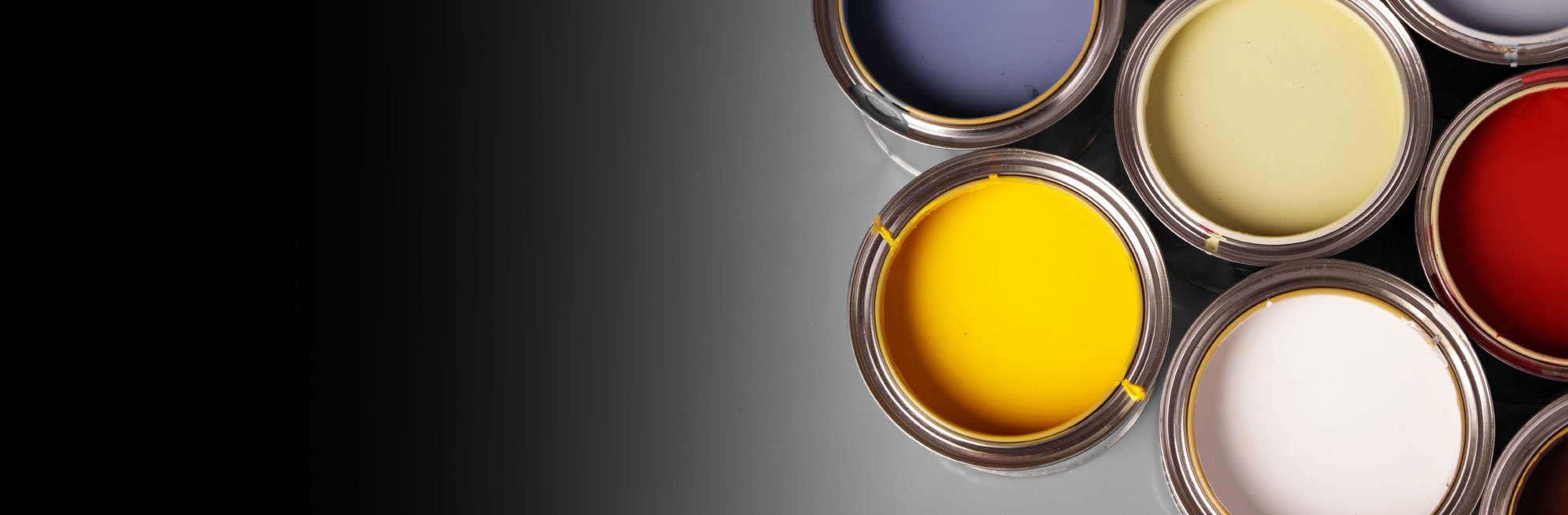 A circle of paint in multiple colors that have been measured by X-Rite color matching tools.
